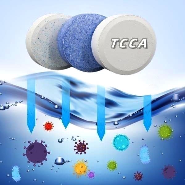 การฆ่าเชื้อที่มีประสิทธิภาพและ TCCA คุณภาพสูงในการบำบัดน้ำ