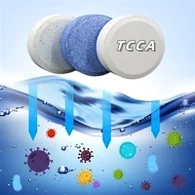 รับประกันคุณภาพสระว่ายน้ำเคมีเม็ดคลอรีนเม็ดผง 90% TCCA